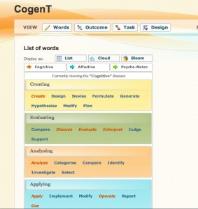 Blooms View of CogenT toolkit