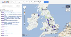 Curriculum Design Projects map