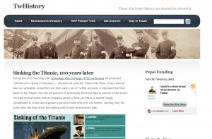 Twhistory website