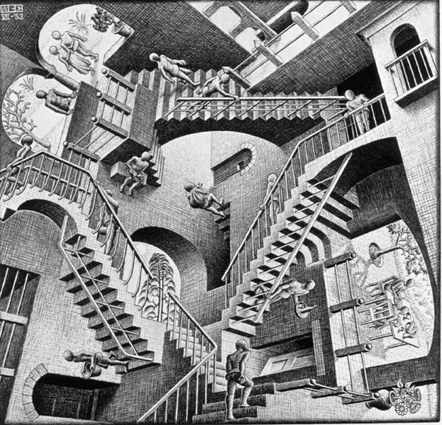 Relativity - M C Escher